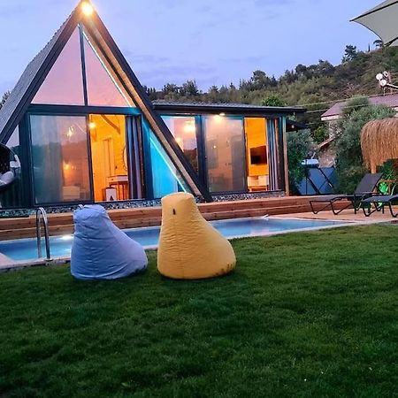 פאטהיה Villa Zeytin Havuzlu Jakuzili מראה חיצוני תמונה