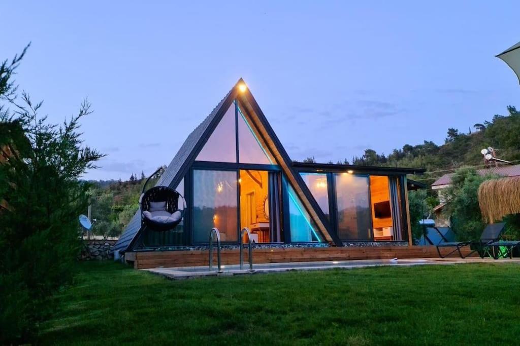 פאטהיה Villa Zeytin Havuzlu Jakuzili מראה חיצוני תמונה