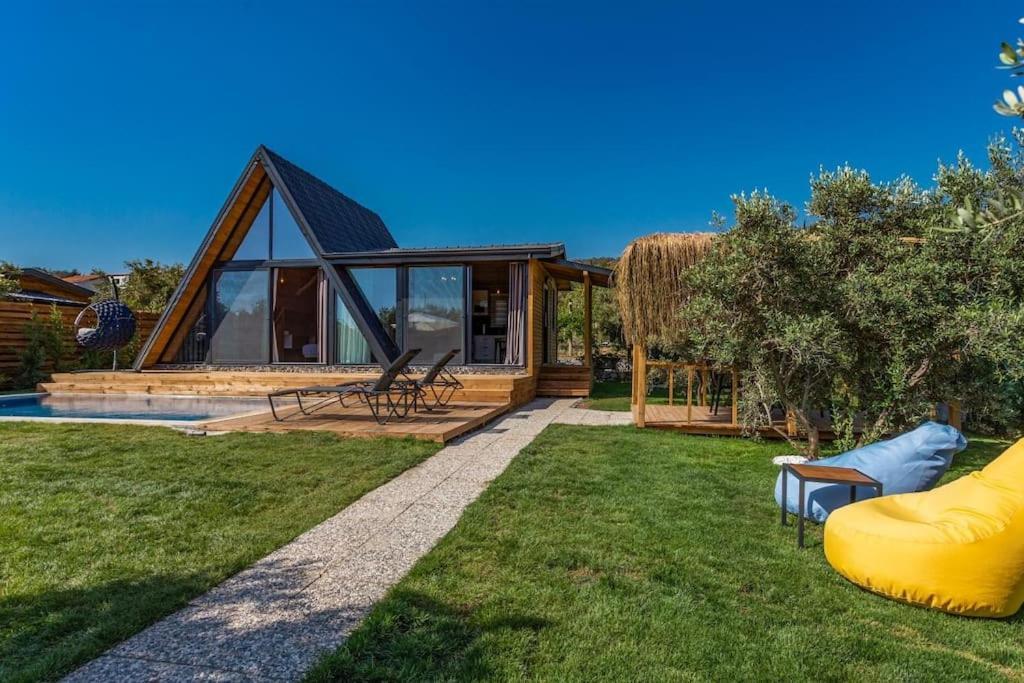 פאטהיה Villa Zeytin Havuzlu Jakuzili מראה חיצוני תמונה